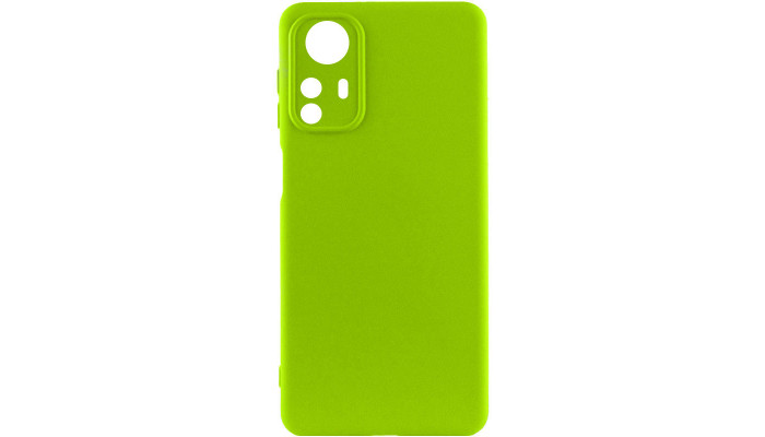 Чохол Silicone Cover Lakshmi Full Camera (A) для Xiaomi Redmi Note 12S Салатовий / Neon Green - фото