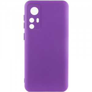 Чохол Silicone Cover Lakshmi Full Camera (A) для Xiaomi Redmi Note 12S Фіолетовий / Purple