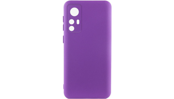 Чохол Silicone Cover Lakshmi Full Camera (A) для Xiaomi Redmi Note 12S Фіолетовий / Purple - фото