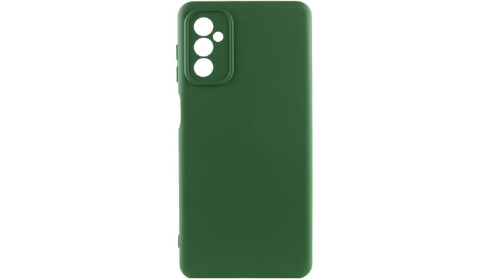Чохол Silicone Cover Lakshmi Full Camera (A) для Samsung Galaxy M54 5G Зелений / Dark green - фото