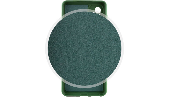 Чохол Silicone Cover Lakshmi Full Camera (A) для Samsung Galaxy M54 5G Зелений / Dark green - фото