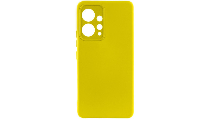 Чехол Silicone Cover Lakshmi Full Camera (A) для Xiaomi Redmi 12 Желтый / Flash - фото