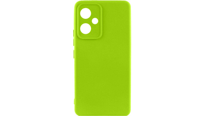 Чохол Silicone Cover Lakshmi Full Camera (A) для Xiaomi Redmi 12 Салатовий / Neon Green - фото