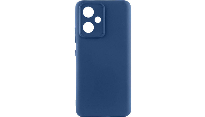 Чохол Silicone Cover Lakshmi Full Camera (A) для Xiaomi Redmi 12 Синій / Navy Blue - фото