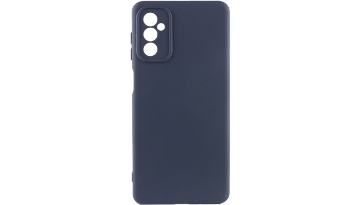 Чехол Silicone Cover Lakshmi Full Camera (A) для Samsung Galaxy M34 5G Синий / Midnight Blue - фото