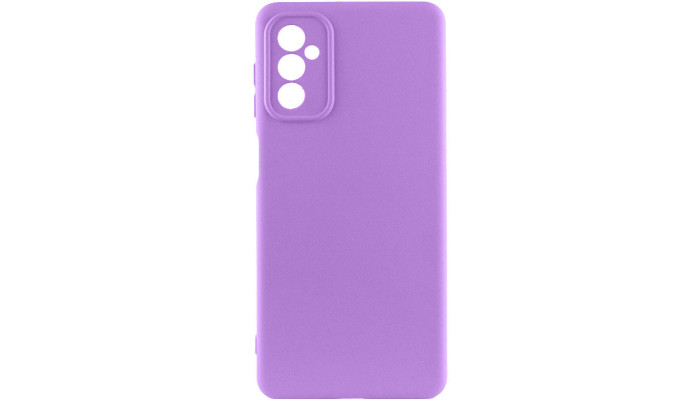 Чехол Silicone Cover Lakshmi Full Camera (A) для Samsung Galaxy M34 5G Фиолетовый / Purple - фото