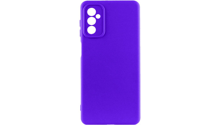 Чехол Silicone Cover Lakshmi Full Camera (A) для Samsung Galaxy M34 5G Синий / Iris - фото