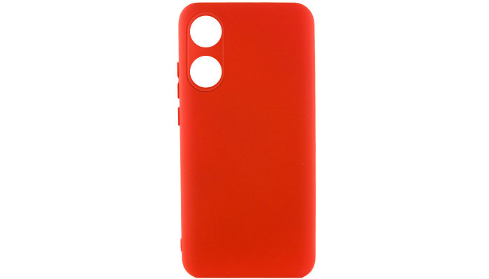 Чехол Silicone Cover Lakshmi Full Camera (A) для Oppo A58 4G Красный / Red - фото