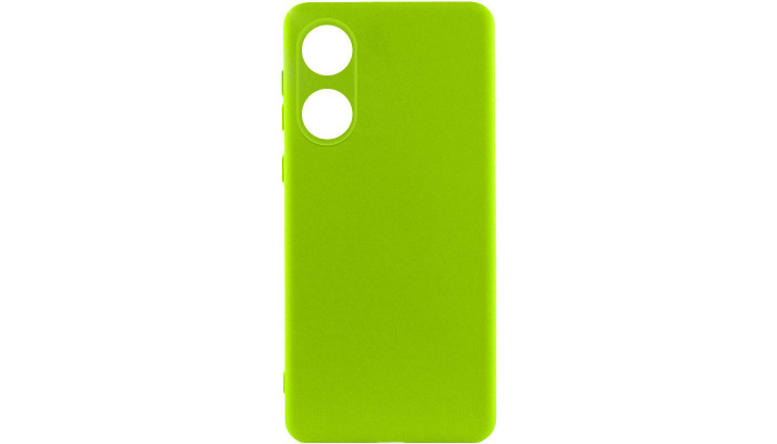 Чехол Silicone Cover Lakshmi Full Camera (A) для Oppo A58 4G Салатовый / Neon Green - фото