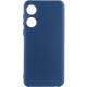 Чохол Silicone Cover Lakshmi Full Camera (A) для Oppo A58 4G Синій / Navy Blue - фото