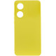 Чехол Silicone Cover Lakshmi Full Camera (A) для Oppo A78 4G Желтый / Flash - фото
