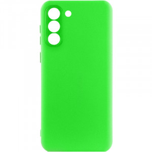 Чехол Silicone Cover Lakshmi Full Camera (A) для Samsung Galaxy S23 FE Салатовый / Neon Green