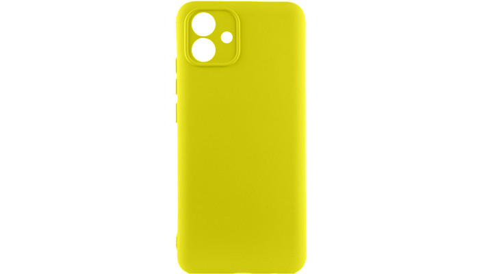 Чехол Silicone Cover Lakshmi Full Camera (A) для Samsung Galaxy A05 Желтый / Flash - фото
