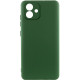 Чохол Silicone Cover Lakshmi Full Camera (A) для Samsung Galaxy A05 Зелений / Dark green - фото
