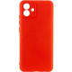 Чехол Silicone Cover Lakshmi Full Camera (A) для Samsung Galaxy A05 Красный / Red - фото