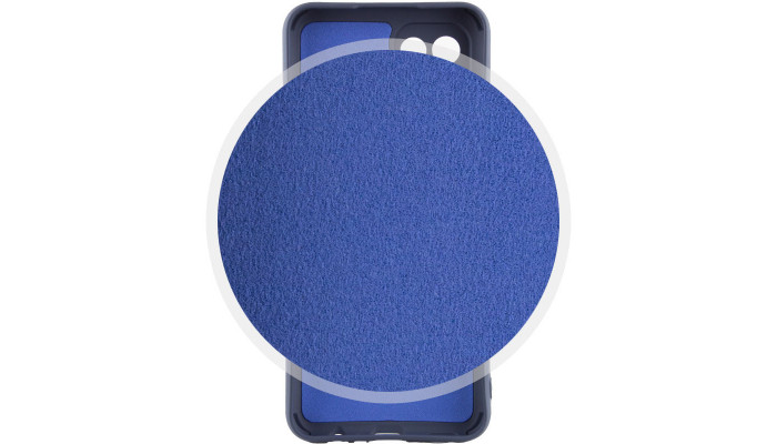 Чехол Silicone Cover Lakshmi Full Camera (A) для Samsung Galaxy A05 Синий / Midnight Blue - фото