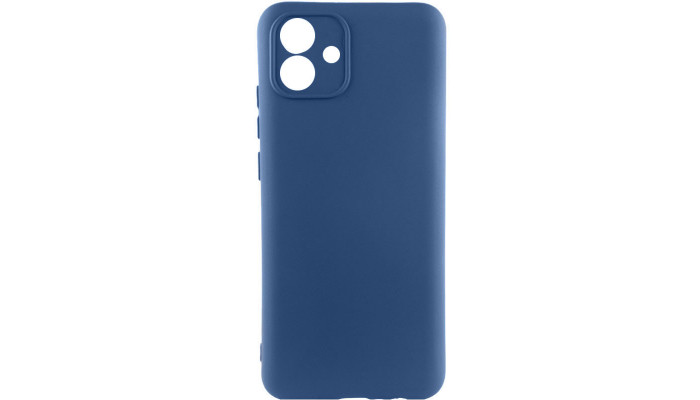 Чехол Silicone Cover Lakshmi Full Camera (A) для Samsung Galaxy A05 Синий / Navy Blue - фото