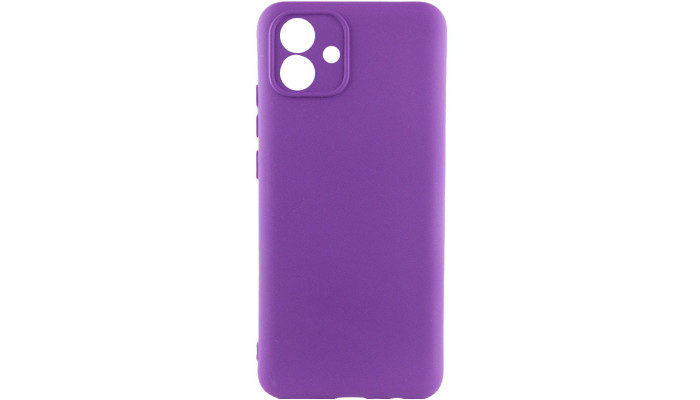 Чохол Silicone Cover Lakshmi Full Camera (A) для Samsung Galaxy A05 Фіолетовий / Purple - фото