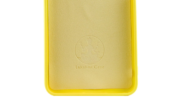 Чохол Silicone Cover Lakshmi Full Camera (A) для Oppo A38 / A18 Жовтий / Flash - фото