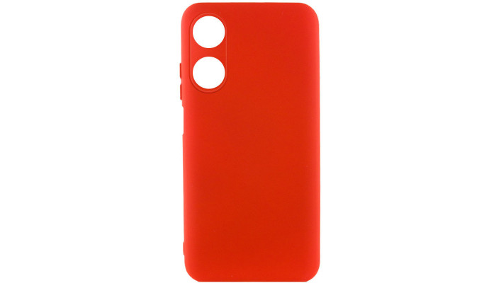 Чехол Silicone Cover Lakshmi Full Camera (A) для Oppo A38 / A18 Красный / Red - фото