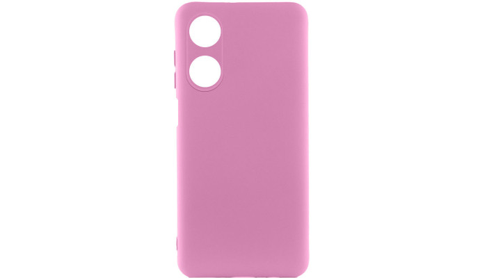 Чехол Silicone Cover Lakshmi Full Camera (A) для Oppo A38 / A18 Розовый / Pink - фото