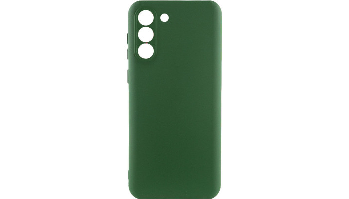 Чехол Silicone Cover Lakshmi Full Camera (A) для Samsung Galaxy S24 Зеленый / Dark green - фото