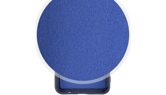 Чохол Silicone Cover Lakshmi Full Camera (A) для Samsung Galaxy S24+ Синій / Navy Blue - фото