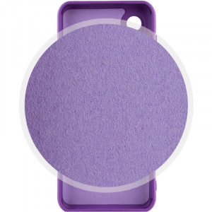 Чехол Silicone Cover Lakshmi Full Camera (A) для Samsung Galaxy S24+ Фиолетовый / Purple