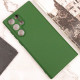 Чохол Silicone Cover Lakshmi Full Camera (A) для Samsung Galaxy S24 Ultra Зелений / Dark green - фото
