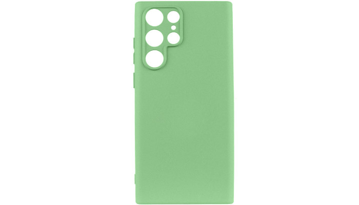 Чехол Silicone Cover Lakshmi Full Camera (A) для Samsung Galaxy S24 Ultra Зеленый / Pistachio - фото