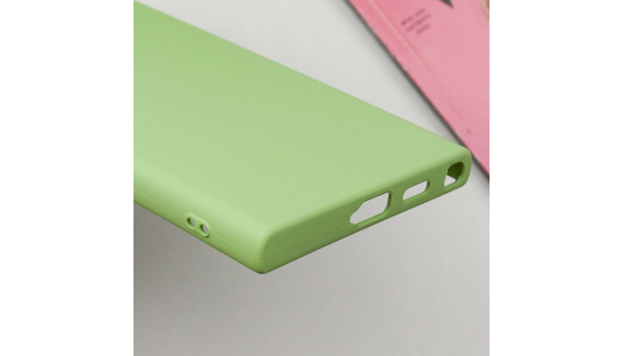 Чехол Silicone Cover Lakshmi Full Camera (A) для Samsung Galaxy S24 Ultra Зеленый / Pistachio - фото