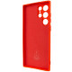 Чехол Silicone Cover Lakshmi Full Camera (A) для Samsung Galaxy S24 Ultra Красный / Red - фото