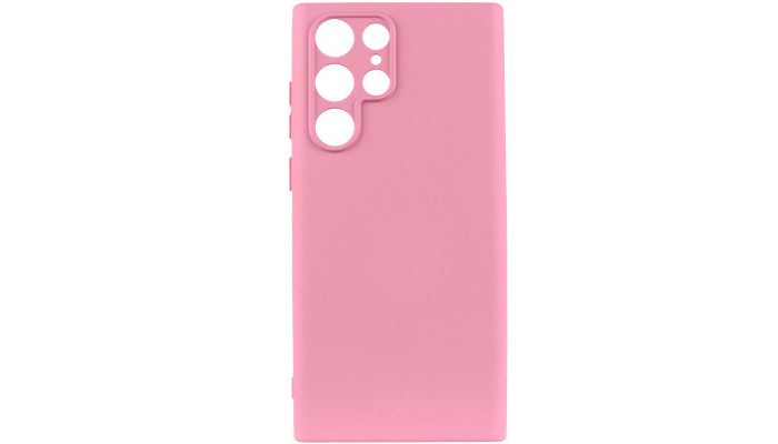 Чехол Silicone Cover Lakshmi Full Camera (A) для Samsung Galaxy S24 Ultra Розовый / Pink - фото