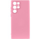 Чехол Silicone Cover Lakshmi Full Camera (A) для Samsung Galaxy S24 Ultra Розовый / Pink - фото