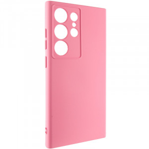 Чехол Silicone Cover Lakshmi Full Camera (A) для Samsung Galaxy S24 Ultra Розовый / Pink