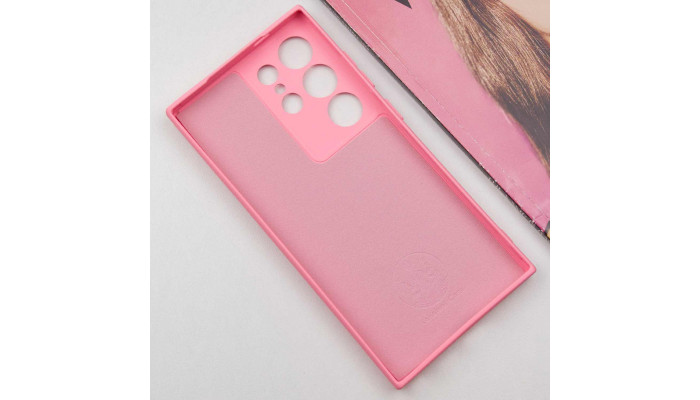 Чехол Silicone Cover Lakshmi Full Camera (A) для Samsung Galaxy S24 Ultra Розовый / Pink - фото