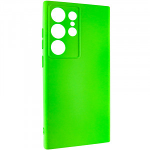 Чехол Silicone Cover Lakshmi Full Camera (A) для Samsung Galaxy S24 Ultra Салатовый / Neon Green