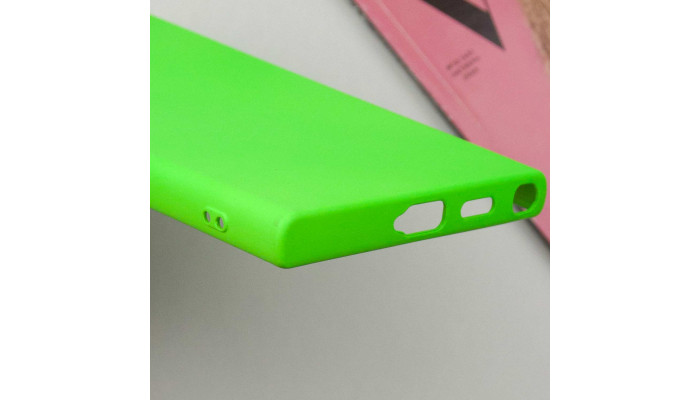 Чехол Silicone Cover Lakshmi Full Camera (A) для Samsung Galaxy S24 Ultra Салатовый / Neon Green - фото