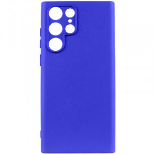 Чехол Silicone Cover Lakshmi Full Camera (A) для Samsung Galaxy S24 Ultra Синий / Iris