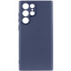 Чехол Silicone Cover Lakshmi Full Camera (A) для Samsung Galaxy S24 Ultra Синий / Midnight Blue - фото