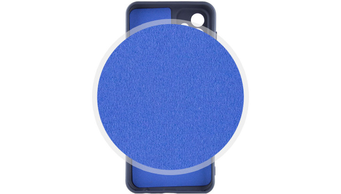 Чехол Silicone Cover Lakshmi Full Camera (A) для Samsung Galaxy S24 Ultra Синий / Navy Blue - фото