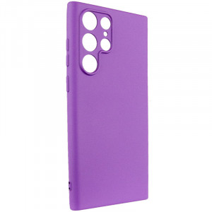 Чехол Silicone Cover Lakshmi Full Camera (A) для Samsung Galaxy S24 Ultra Фиолетовый / Purple