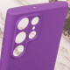 Чехол Silicone Cover Lakshmi Full Camera (A) для Samsung Galaxy S24 Ultra Фиолетовый / Purple - фото