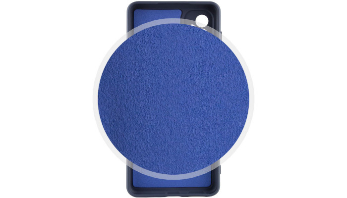 Чехол Silicone Cover Lakshmi Full Camera (A) для Samsung Galaxy A15 4G/5G Синий / Midnight Blue - фото