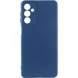 Чехол Silicone Cover Lakshmi Full Camera (A) для Samsung Galaxy A15 4G/5G / M15 5G Синий / Navy Blue