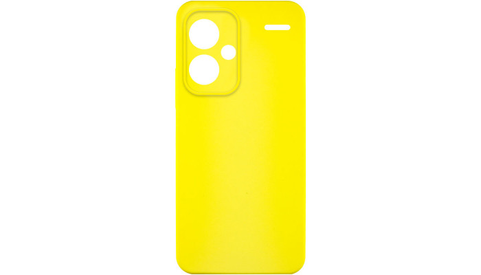 Чохол Silicone Cover Lakshmi Full Camera (A) для Xiaomi Redmi Note 13 Pro+ Жовтий / Flash - фото