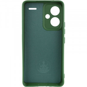 Чехол Silicone Cover Lakshmi Full Camera (A) для Xiaomi Redmi Note 13 Pro+ Зеленый / Dark green