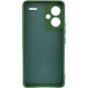 Чехол Silicone Cover Lakshmi Full Camera (A) для Xiaomi Redmi Note 13 Pro+ Зеленый / Dark green - фото