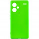 Чехол Silicone Cover Lakshmi Full Camera (A) для Xiaomi Redmi Note 13 Pro+ Салатовый / Neon Green