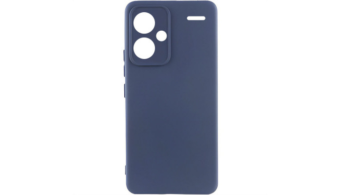 Чохол Silicone Cover Lakshmi Full Camera (A) для Xiaomi Redmi Note 13 Pro+ Синій / Midnight Blue - фото